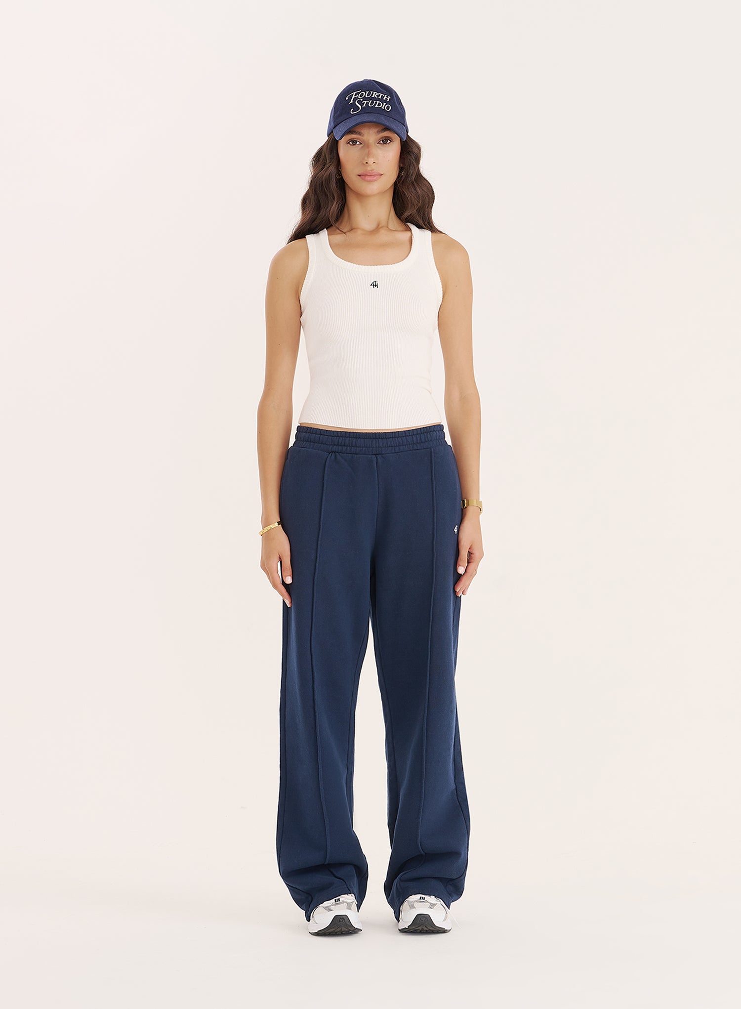 White Knitted 4th Vest Top